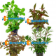 Ludwigia 3 vasetti